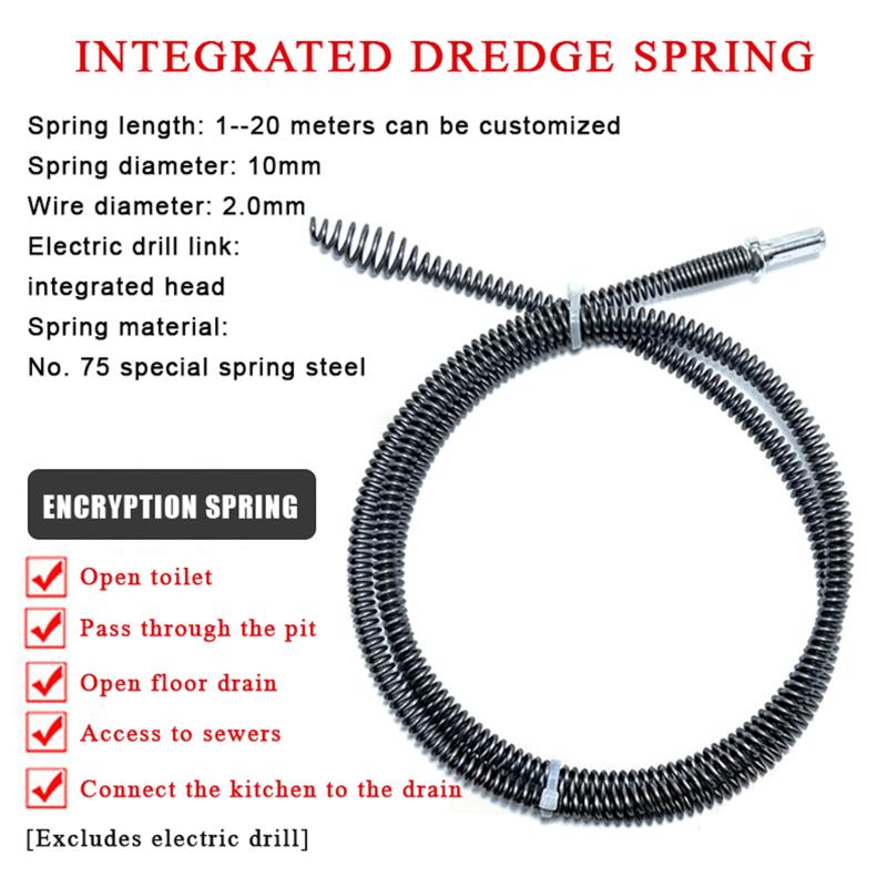 Drain Snake Flexible - Bastoncini per la pulizia dei tubi